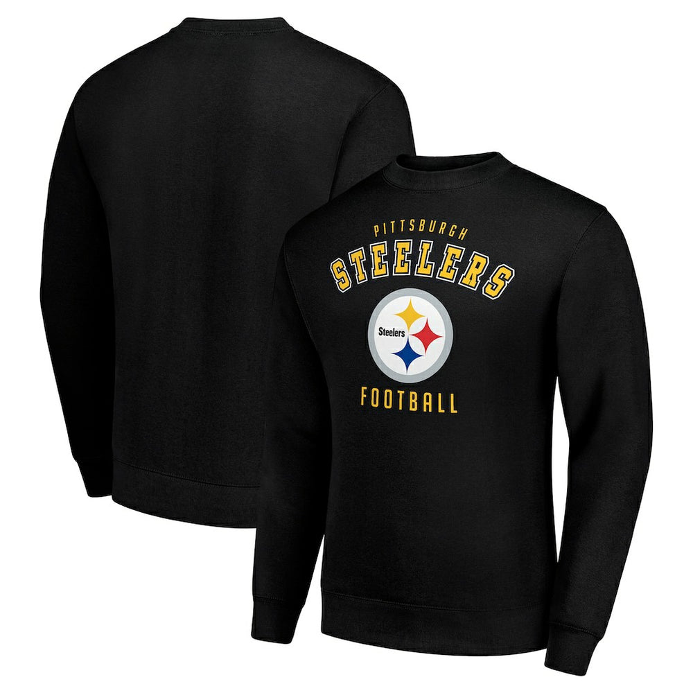 Pittsburgh Steelers Starter Team Logo Pullover Sweatshirt Black | NFL