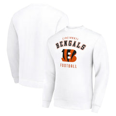 Cincinnati Bengals Starter Team Logo Pullover Sweatshirt White | NFL