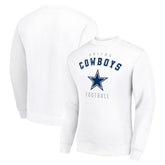Dallas Cowboys Starter Team Logo Pullover Sweatshirt White | NFL
