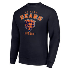 Chicago Bears Starter Team Logo Pullover Sweatshirt Navy | NFL