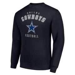 Dallas Cowboys Starter Team Logo Pullover Sweatshirt Navy | NFL