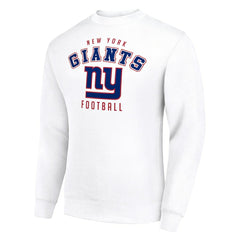 New York Giants Starter Team Logo Pullover Sweatshirt White | NFL