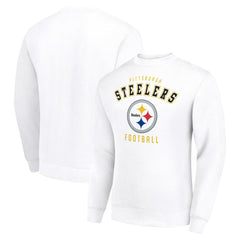 Pittsburgh Steelers Starter Team Logo Pullover Sweatshirt White | NFL