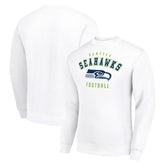 Seattle Seahawks Starter Team Logo Pullover Sweatshirt White | NFL