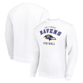 Baltimore Ravens Starter Team Logo Pullover Sweatshirt White | NFL