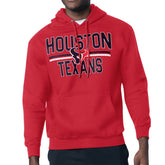 Houston Texans Starter Unisex Team Mesh Print Graphic Tri-Blend Pullover Hoodie Red | NFL