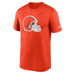 Cleveland Browns Legend Logo Helmet Performance T-Shirt Orange | Nike for Sale