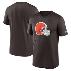 Cleveland Browns Primetime Legend Logo Performance T-Shirt Brown | Nike for Sale