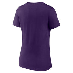 Baltimore Ravens Women's Victory Arch V-Neck T-Shirt Purple | NFL