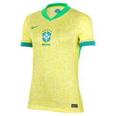 Brazil National Team Women's 2024 Home Stadium Replica Jersey – Yellow | Nike cheap