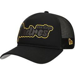 San Diego Padres New Era Retro Bold A-Frame Trucker 9FORTY Adjustable Hat - MLB