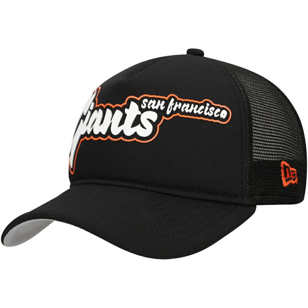 San Francisco Giants New Era Retro Bold A-Frame Trucker 9FORTY Adjustable Hat - MLB