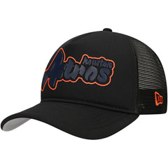 Houston Astros New Era Retro Bold A-Frame Trucker 9FORTY Adjustable Hat - MLB