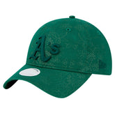 Athletics New Era Women's Tonal Floral 9TWENTY Adjustable Hat - MLB