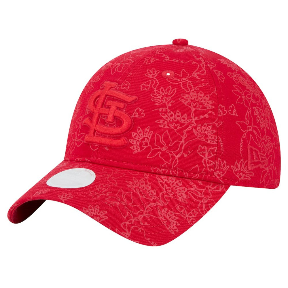 St. Louis Cardinals New Era Women's Tonal Floral 9TWENTY Adjustable Hat - MLB
