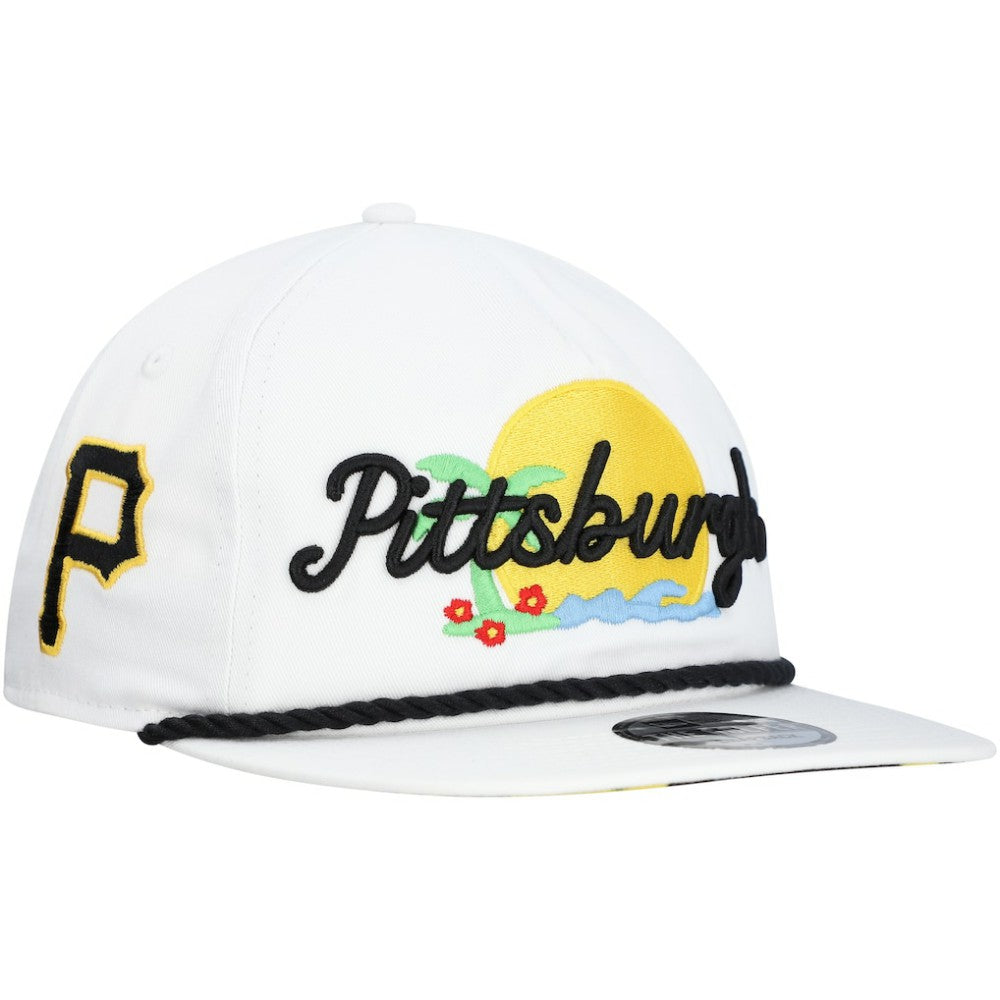 Pittsburgh Pirates New Era Paradise Golfer Adjustable Hat - MLB