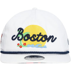 Boston Red Sox New Era Paradise Golfer Adjustable Hat - MLB