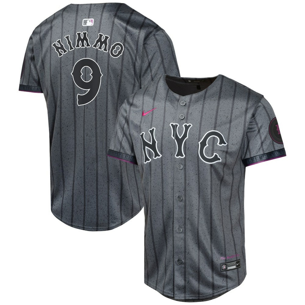 Brandon Nimmo New York Mets Nike Youth 2024 City Connect Limited Player Jersey - MLB