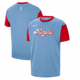 Memphis Grizzlies 2024/25 City Edition Courtside Color Block T-Shirt Light Blue - NBA