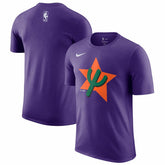 Phoenix Suns 2024/25 City Edition Essential Logo T-Shirt Purple - NBA