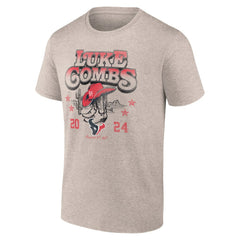 Luke Combs x Houston Texans Growin' Up and Gettin' Old Tour T-Shirt Tan | Fanatics