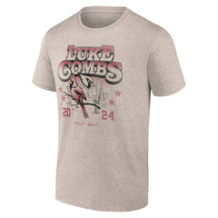 Luke Combs x Arizona Cardinals Growin' Up and Gettin' Old Tour T-Shirt Tan | Fanatics