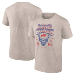 Luke Combs x Buffalo Bills Growin' Up and Gettin' Old Tour T-Shirt Tan | Fanatics
