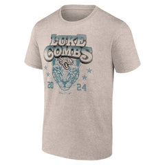 Luke Combs x Jacksonville Jaguars Growin' Up and Gettin' Old Tour T-Shirt Tan | Fanatics