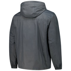 Green Bay Packers Dunbrooke Tropic Waterproof Packable Full-Zip Hoodie Jacket Graphite | NFL