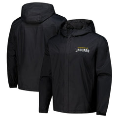 Jacksonville Jaguars Dunbrooke Tropic Waterproof Packable Full-Zip Hoodie Jacket Black | NFL