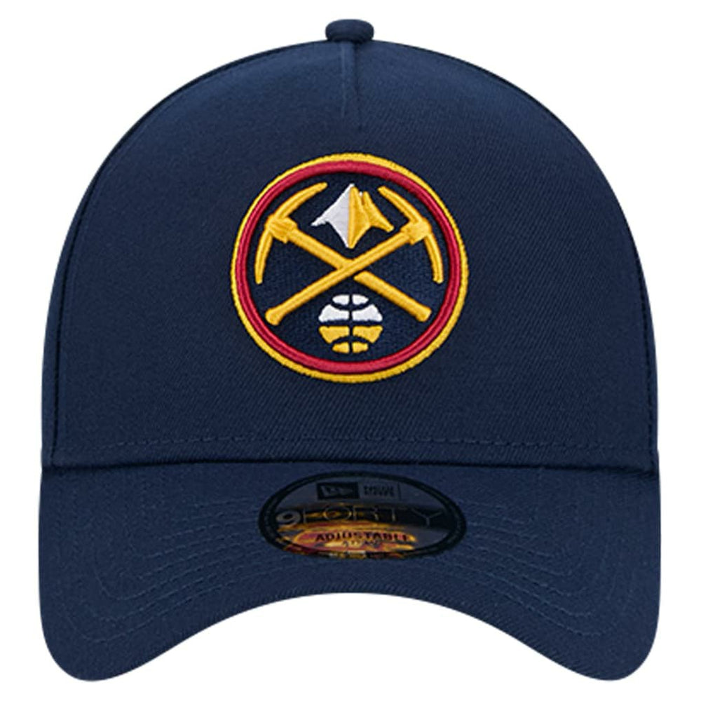 Denver Nuggets A-Frame 9FORTY Adjustable Hat Navy - NBA