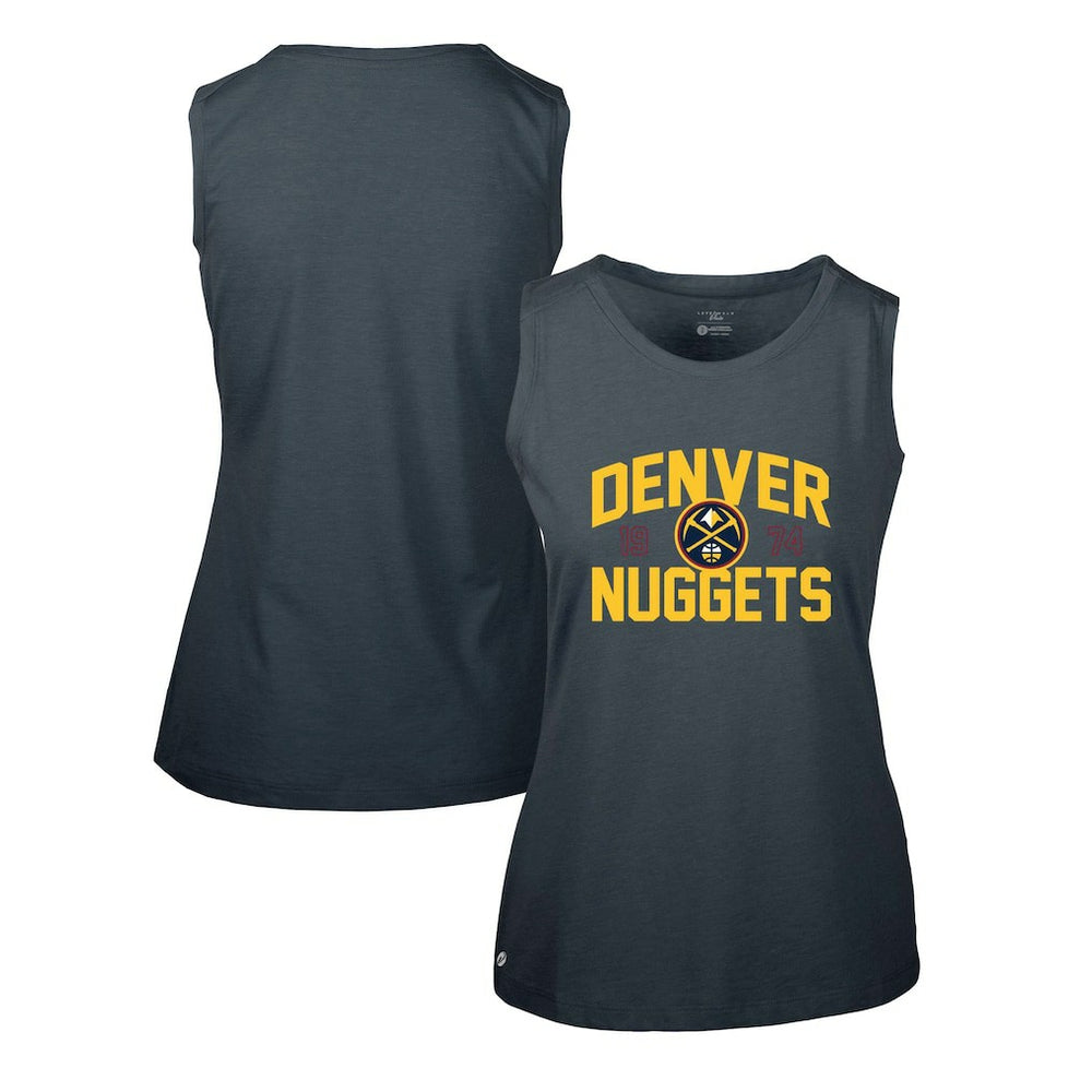 Denver Nuggets Levelwear Women's Macy Tank Top Navy - NBA