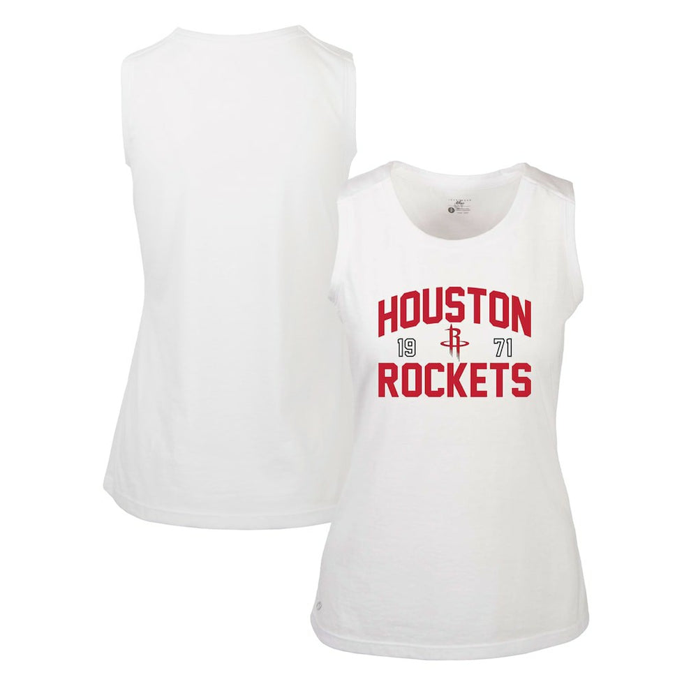 Houston Rockets Levelwear Women's Macy Tank Top White - NBA