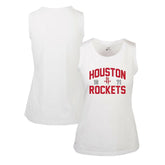 Houston Rockets Levelwear Women's Macy Tank Top White - NBA