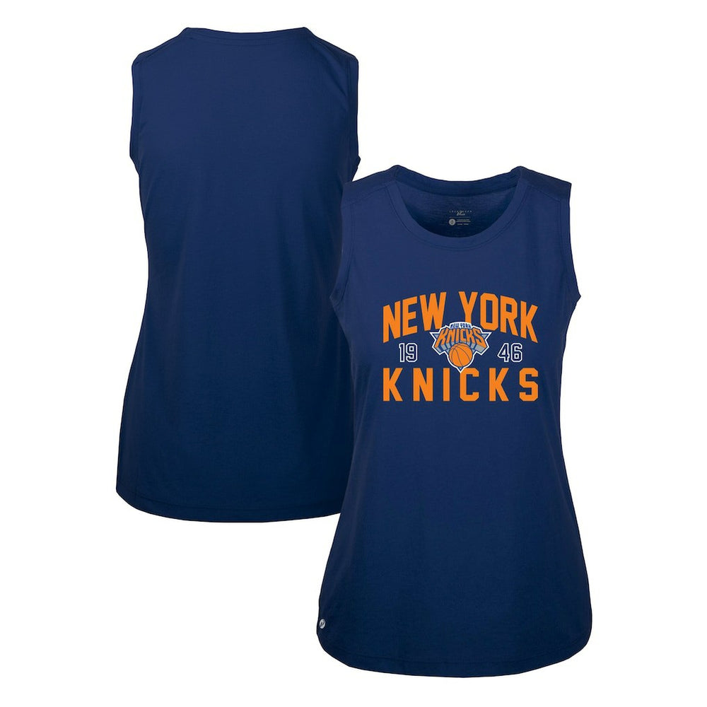 New York Knicks Levelwear Women's Macy Tank Top Blue - NBA
