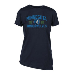 Minnesota Timberwolves Levelwear Women's Birch T-Shirt Navy - NBA