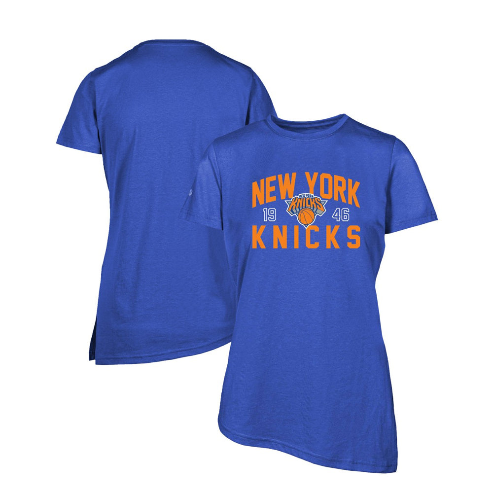 New York Knicks Levelwear Women's Birch T-Shirt Blue - NBA