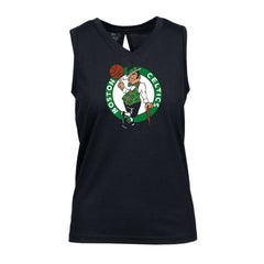 Boston Celtics Levelwear Women's Paisley Core V-Neck Tank Top Black - NBA