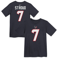 C.J. Stroud Houston Texans Preschool Player Name & Number T-Shirt Navy | Nike for Sale