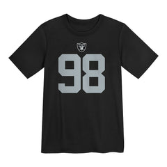 Maxx Crosby Las Vegas Raiders Preschool Player Name & Number T-Shirt Black | Nike for Sale