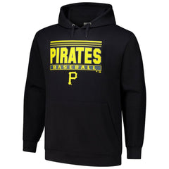 Pittsburgh Pirates Stack Fleece Pullover Hoodie - MLB