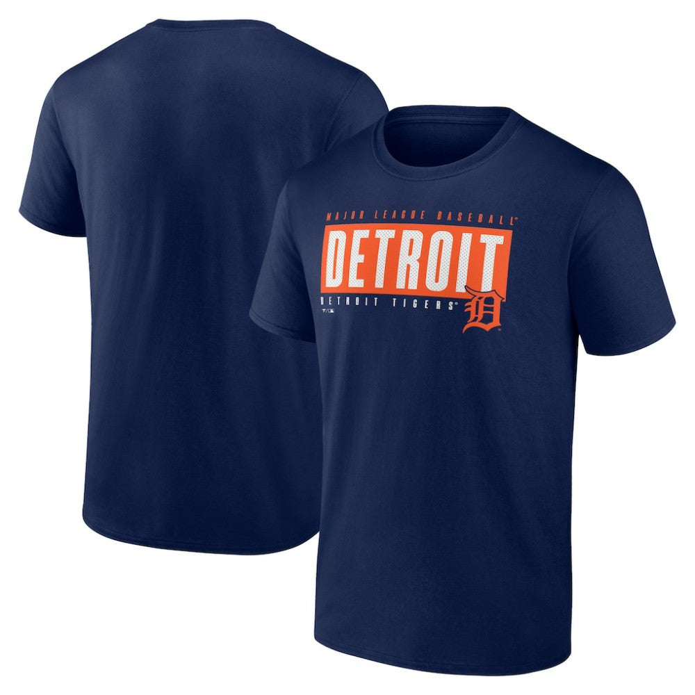 Detroit Tigers Blocked Out T-Shirt - MLB