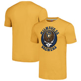 Milwaukee Brewers Homage Grateful Dead Tri-Blend T-Shirt - MLB