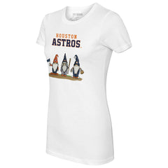 Houston Astros Tiny Turnip Women's Gnomes T-Shirt - MLB