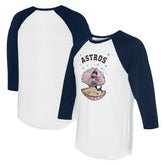 Houston Astros Tiny Turnip Unisex Mermaid 3/4-Sleeve Raglan T-Shirt - MLB