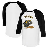 Pittsburgh Pirates Tiny Turnip Unisex Monster Truck 3/4-Sleeve Raglan T-Shirt - MLB