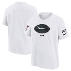 New York Jets Youth 2024 Salute To Service T-Shirt White | Nike for Sale