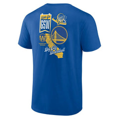 Golden State Warriors Split Zone T-Shirt Royal - NBA