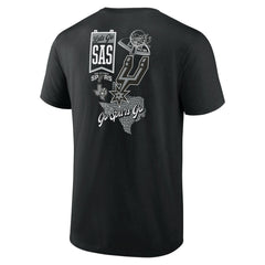 San Antonio Spurs Split Zone T-Shirt Black - NBA