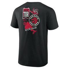 Toronto Raptors Split Zone T-Shirt Black - NBA